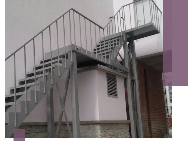 Монтаж пожарных лестниц под ключ в Россоши с гарантией качества