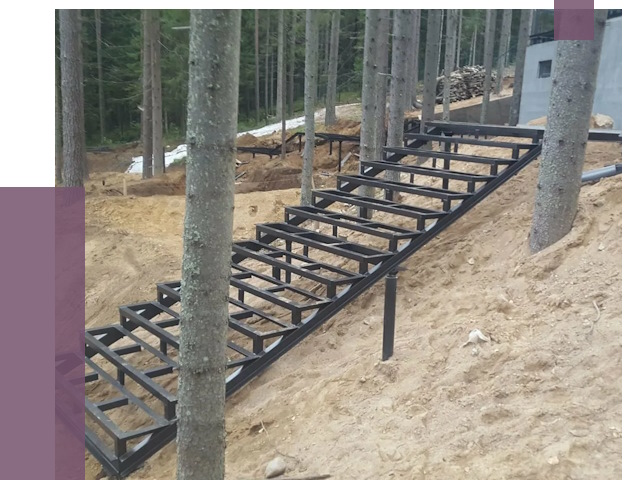 Монтаж металлических лестниц в Россоши от 13739 руб. 