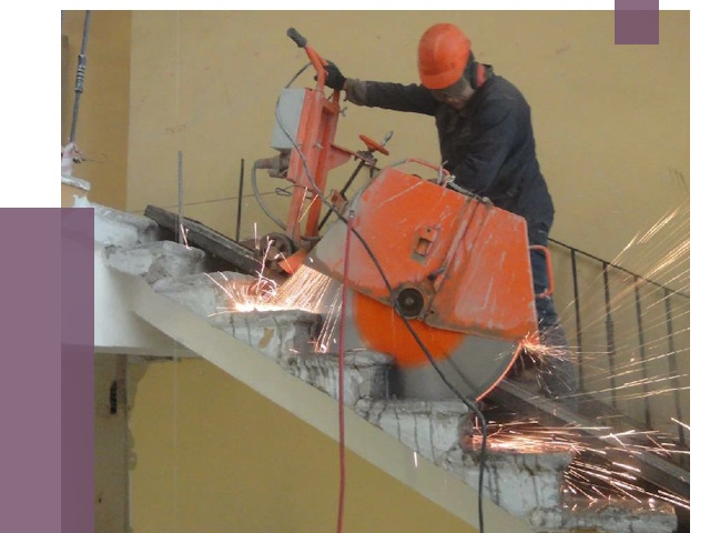 Демонтаж бетонных лестниц в Россоши от 4666 руб. за м2 | ПРОЛЁТ-Рсс