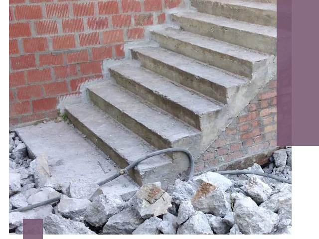 Демонтаж бетонных лестниц в Россоши: быстро и безопасно