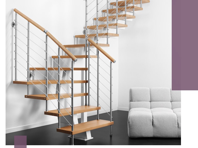 Модульные лестницы под ключ в Россоши — монтаж и изготовление