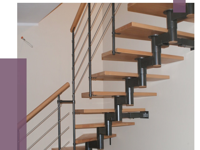 Изготовление модульных лестниц в Россоши от 11665 руб. 