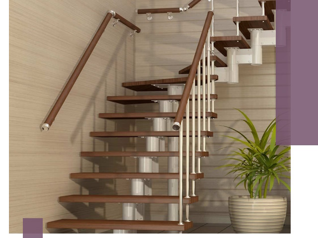 Изготовление модульных лестниц под ключ в Россоши