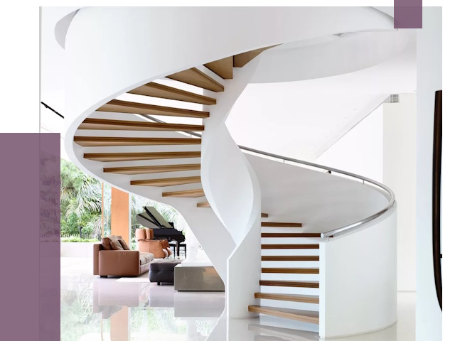 Винтовые лестницы в Россоши под ключ от 49253 руб. | ПРОЛЁТ-Рсс