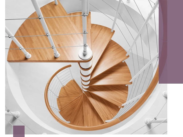 Изготовление винтовых лестниц под ключ в Россоши