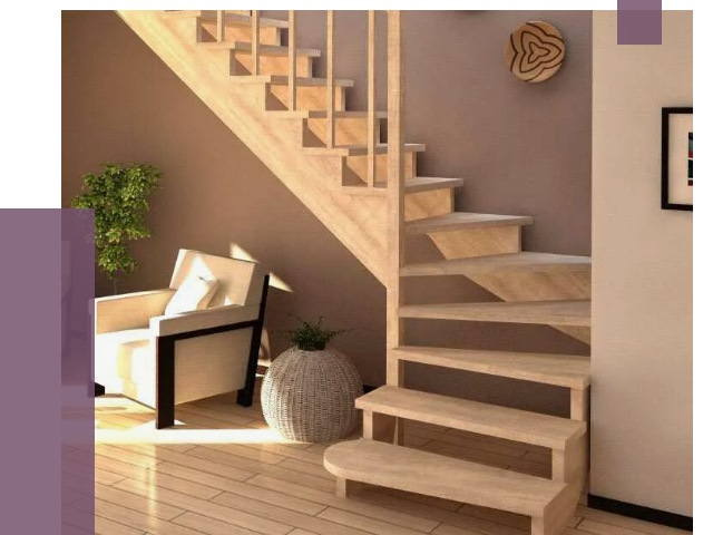 Изготовление Г-образных лестниц в Россоши от 19183 руб. 