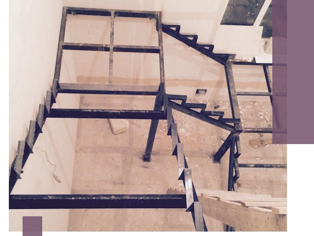 Монтаж лестниц на металлокаркасе в Россоши быстро и качественно