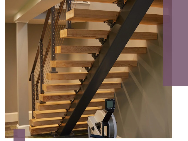 Лестницы на монокосоурах под ключ в Россоши - изготовление и монтаж