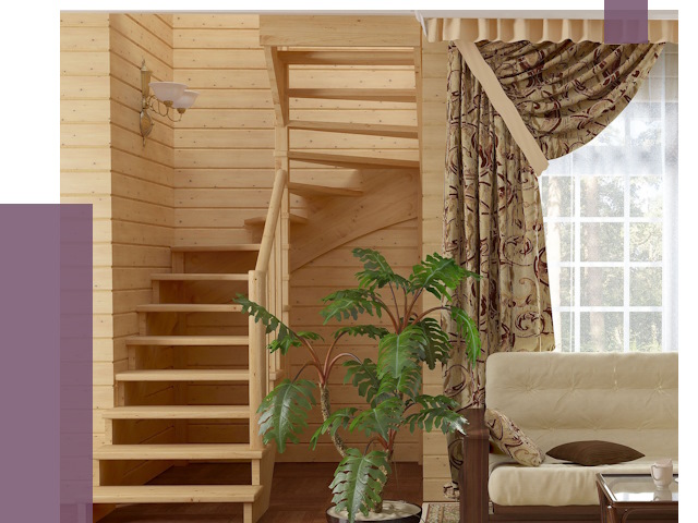 Лестницы для дачи в Россоши от 76990 руб.  | ПРОЛЁТ-Рсс