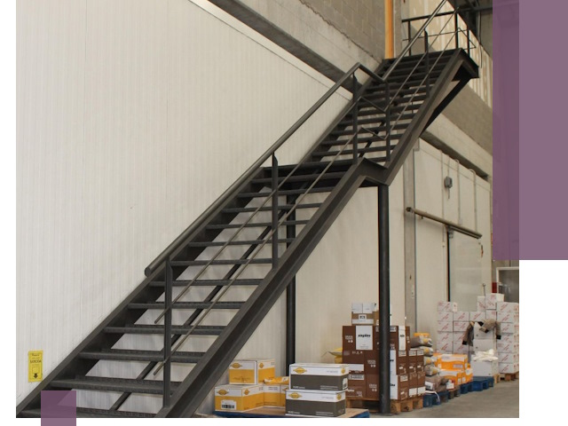 Лестницы для производства в Россоши — изготовление и монтаж