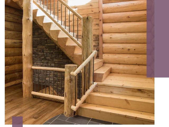 Лестницы в баню под заказ и профессиональный монтаж в Россоши