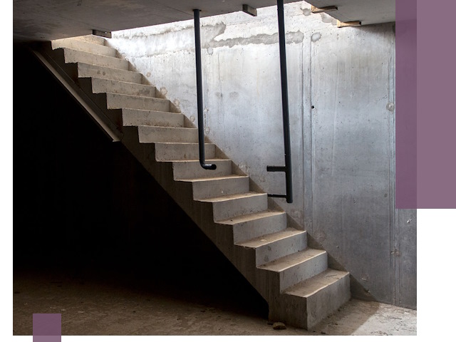 Изготовление и монтаж лестниц в подвале в Россоши