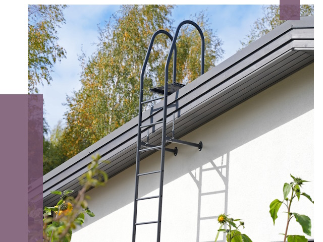 Лестницы на крышу в Россоши от 19390 руб. — монтаж и монтаж ПРОЛЁТ-Рсс