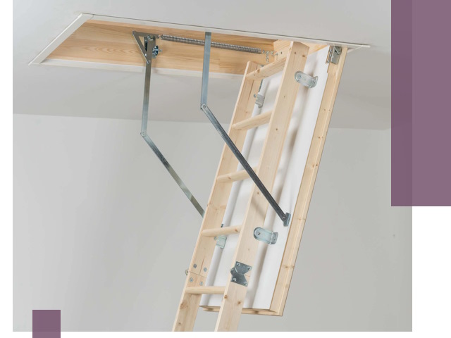 Установка чердачной лестницы под ключ в Россоши