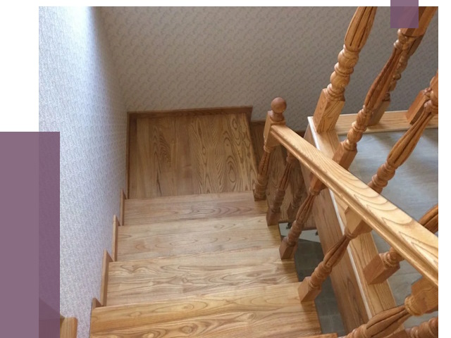 Сосновые лестницы в Россоши под ключ от 8192 руб.  | ПРОЛЁТ-Рсс