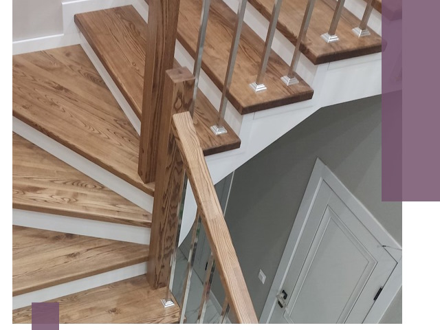 Обшивка металлических лестниц под ключ в Россоши