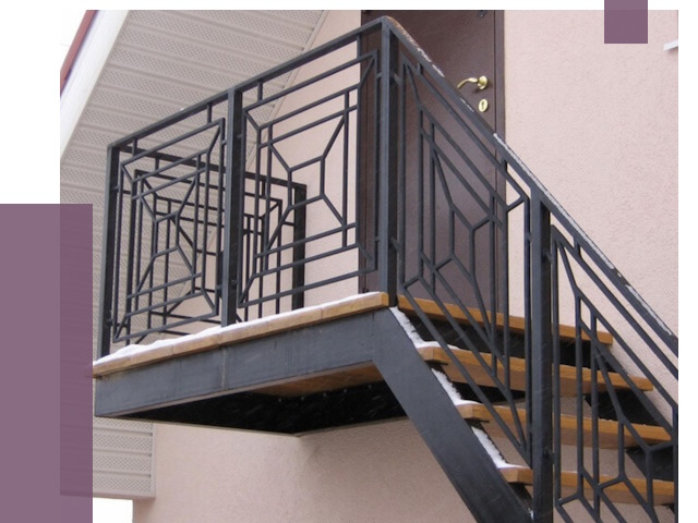Металлические перила в Россоши от 4355 руб.  | ПРОЛЁТ-Рсс