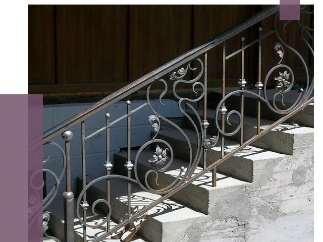 Кованые перила в Россоши от 8814 руб. под ключ — качество от ПРОЛЁТ-Рсс