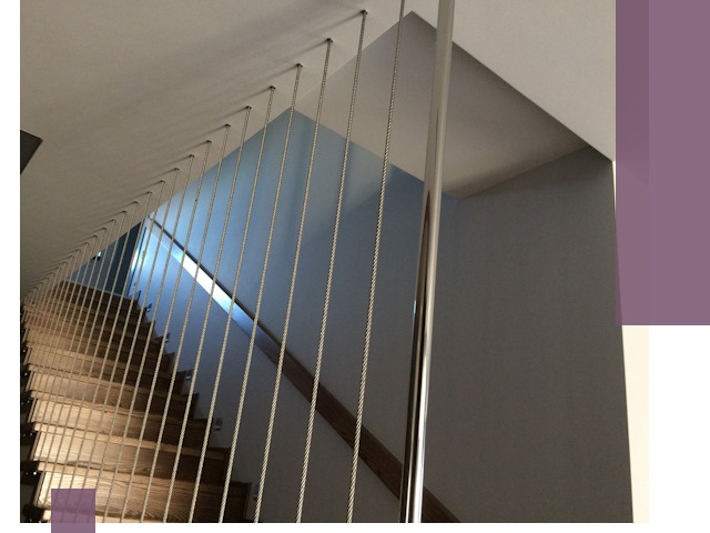 Тросовые перила под ключ в Россоши — производство и монтаж