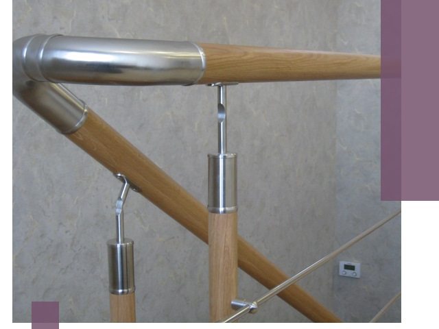 Комбинированные перила на заказ в Россоши — монтаж и производство