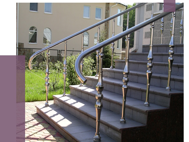 Перила для крыльца в Россоши от 10887 руб. — монтаж ПРОЛЁТ-Рсс