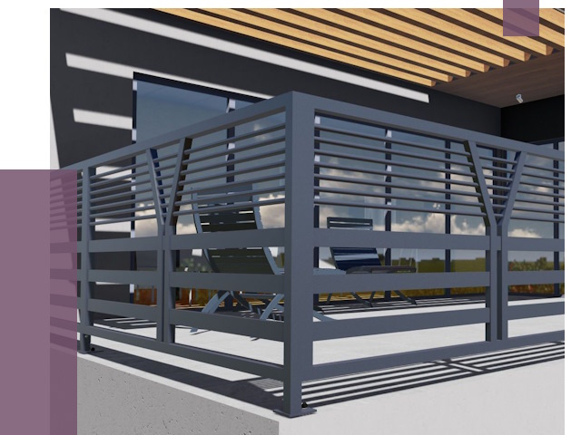 Изготовление балконных ограждений в Россоши от 10887 руб. | ПРОЛЁТ-Рсс