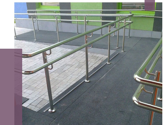 Ограждения пандусов в Россоши от 4407 руб. монтаж | ПРОЛЁТ-Рсс