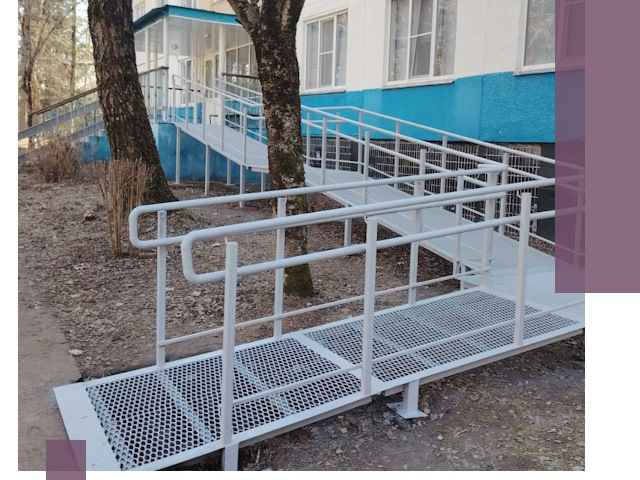 Пандусы под ключ в Россоши: изготовление, монтаж и демонтаж