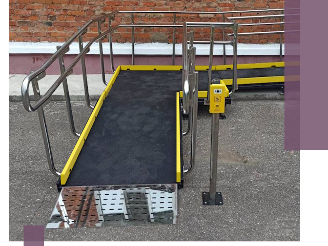 Изготовление наклонных пандусов для инвалидов в Россоши