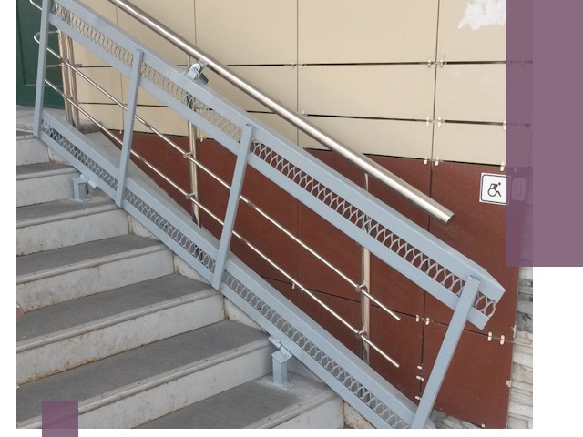 Изготовление откидных пандусов под ключ в Россоши