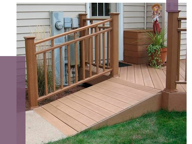 Пандус на крыльцо в Россоши под ключ от 7880 руб. 