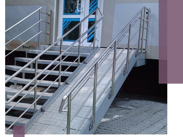 Пандус на крыльцо под ключ в Россоши: монтаж и изготовление