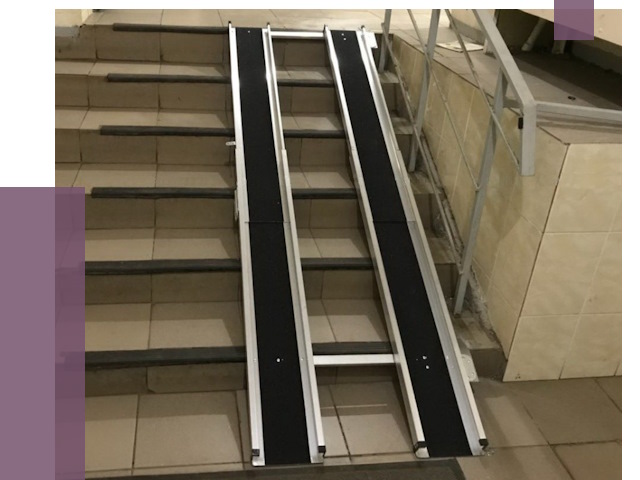 Установка пандуса в подъезд в Россоши от 8088 руб. под ключ | ПРОЛЁТ-Рсс