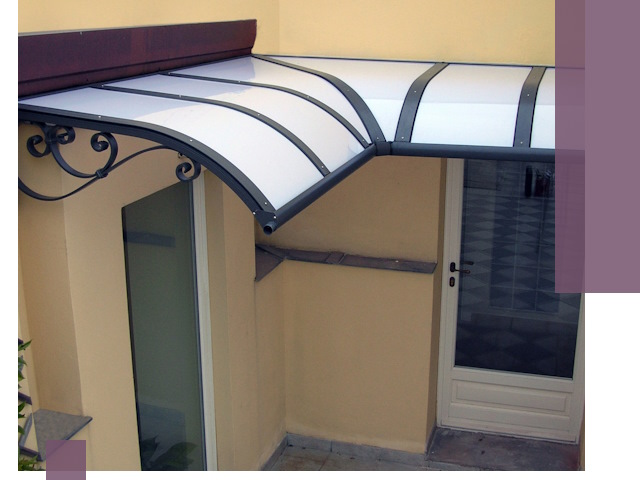 Монтаж козырьков любой сложности в Россоши под ключ