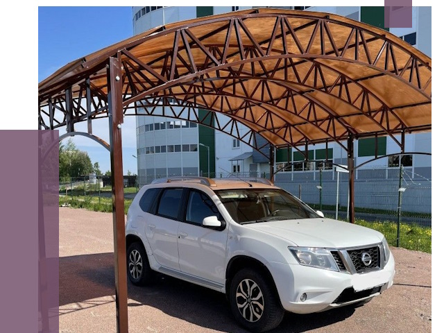 Недорогие навесы в Россоши от 43550 руб.  | ПРОЛЁТ-Рсс