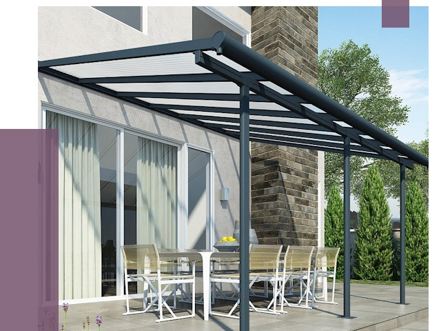 Навесы пристенные в Россоши от 9228 руб. — монтаж и установка | ПРОЛЁТ-Рсс