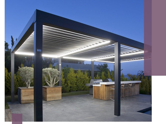 Навесы отдельно стоящие под ключ в Россоши из металла и поликарбоната