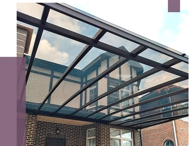 Навесы из поликарбоната в Россоши от 8731 руб. под ключ — ПРОЛЁТ-Рсс