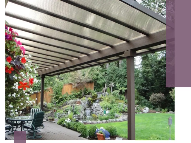 Навесы из поликарбоната под ключ в Россоши быстро и надёжно