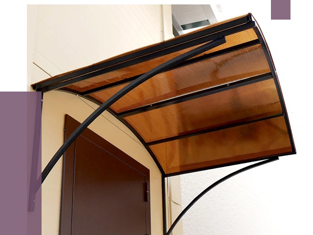 Недорогие козырьки в Россоши от 7694 руб.  | ПРОЛЁТ-Рсс