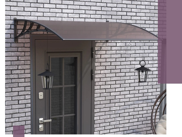 Недорогие козырьки и навесы под ключ в Россоши