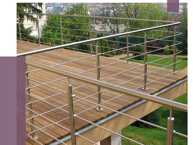 Алюминиевые парапеты в Россоши под ключ от 7880 руб. 