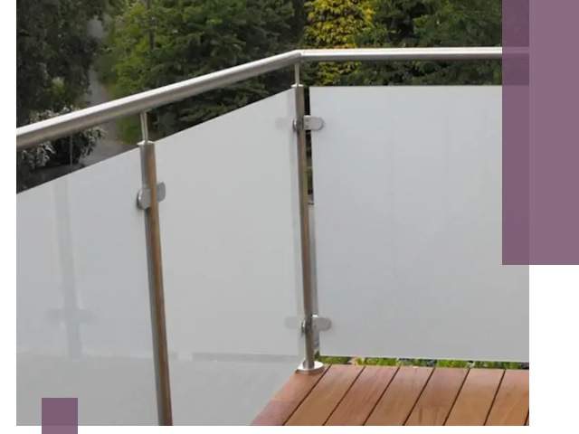 Алюминиевые парапеты для балконов и террас в Россоши