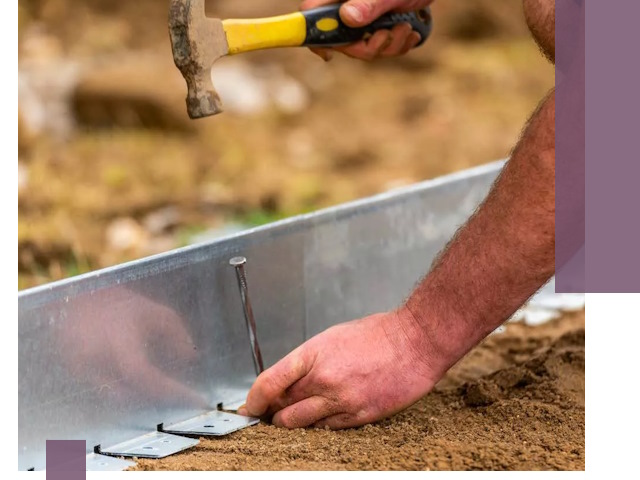 Монтаж металлических бордюров в Россоши быстро и качественно