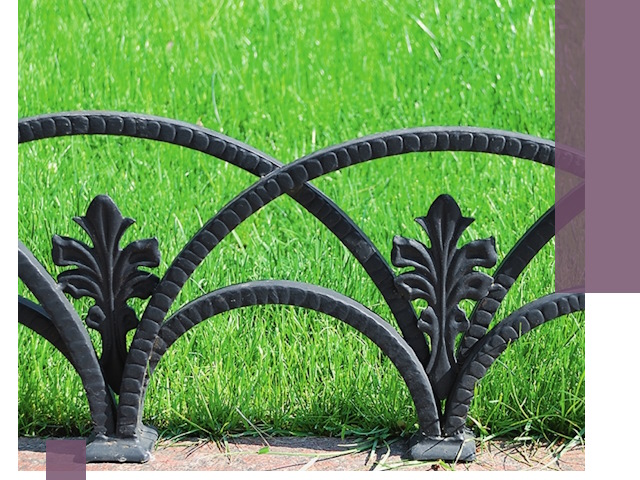 Декоративные металлические бордюры под ключ в Россоши