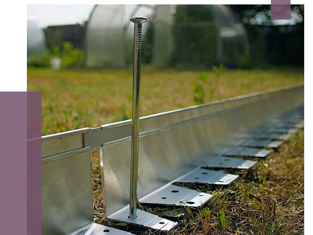 Металлические бордюры для газона в Россоши от 4355 руб. | ПРОЛЁТ-Рсс