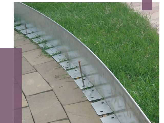 Металлические бордюры для тротуаров в Россоши от 8814 руб.