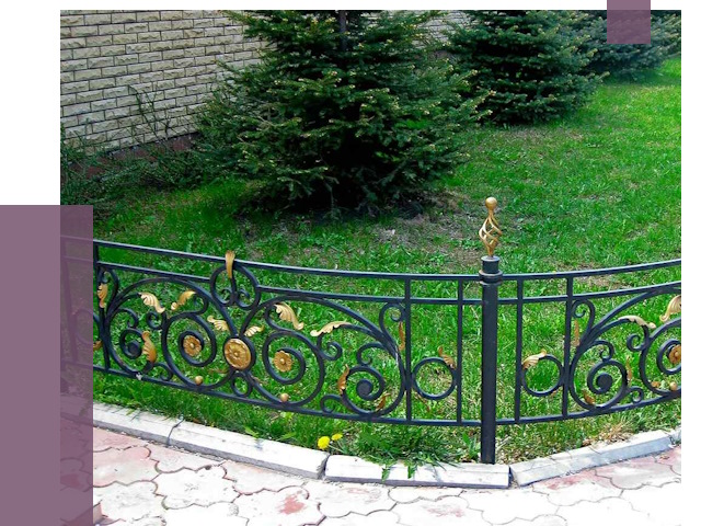 Кованые газонные ограждения в Россоши от 7725 руб. — ПРОЛЁТ-Рсс