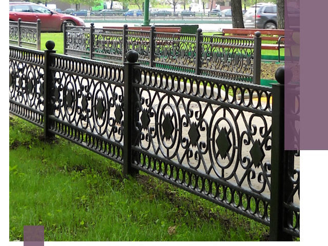 Секционные газонные ограждения под ключ в Россоши