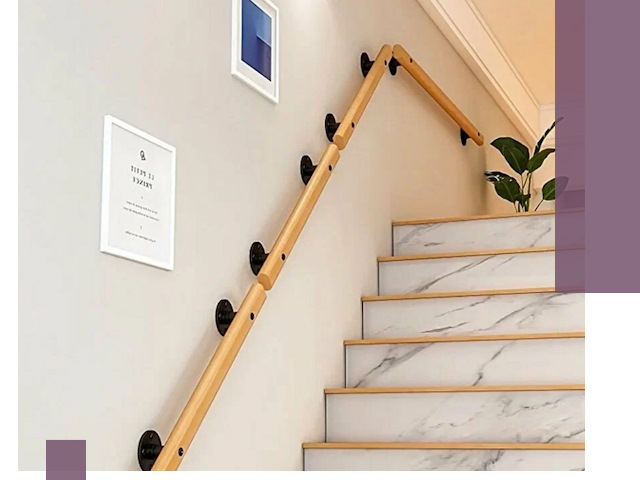 Поручни металлические и деревянные под ключ в Россоши